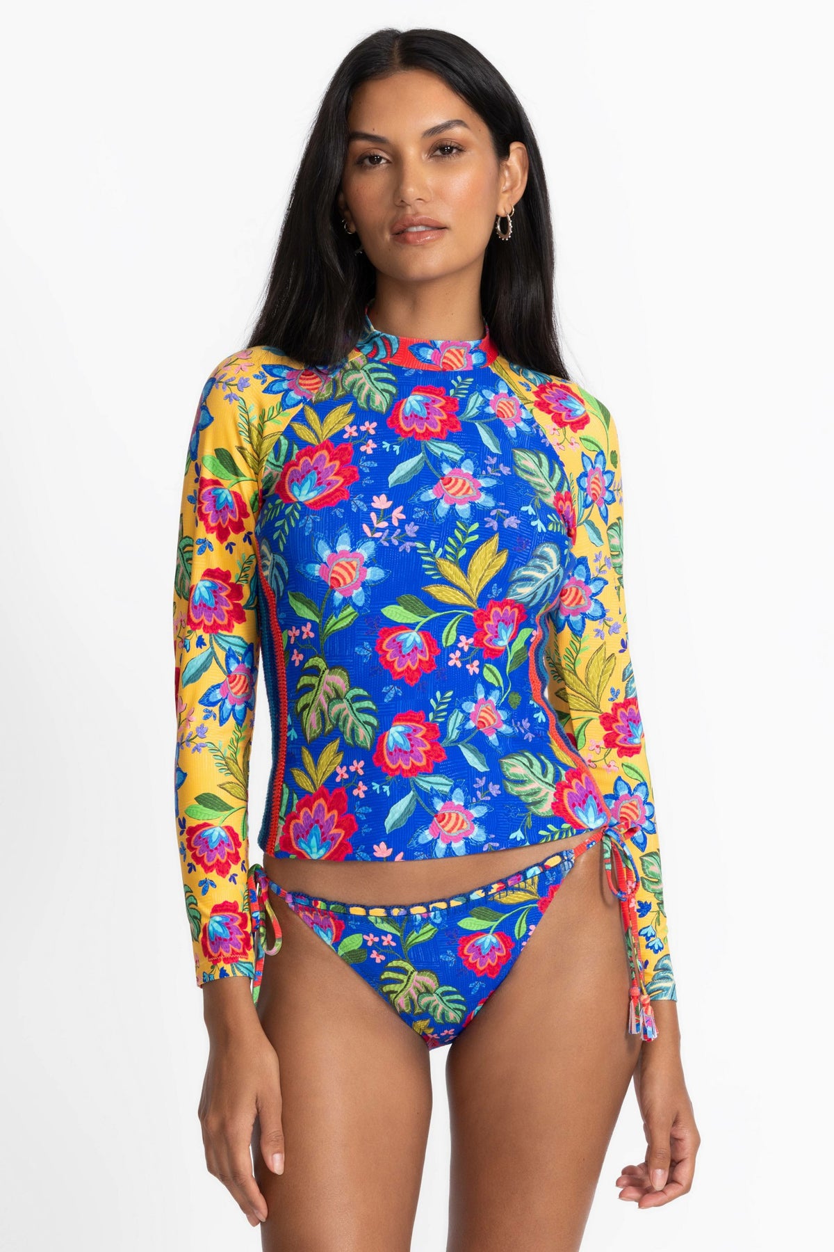 RUMBA MIX LONG SLEEVE SURF SHIRT - Johnny Was New
