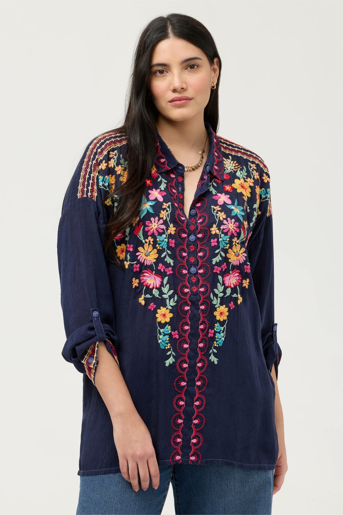 THE SLIM AUDREY TUNIC - Johnny Was Trending