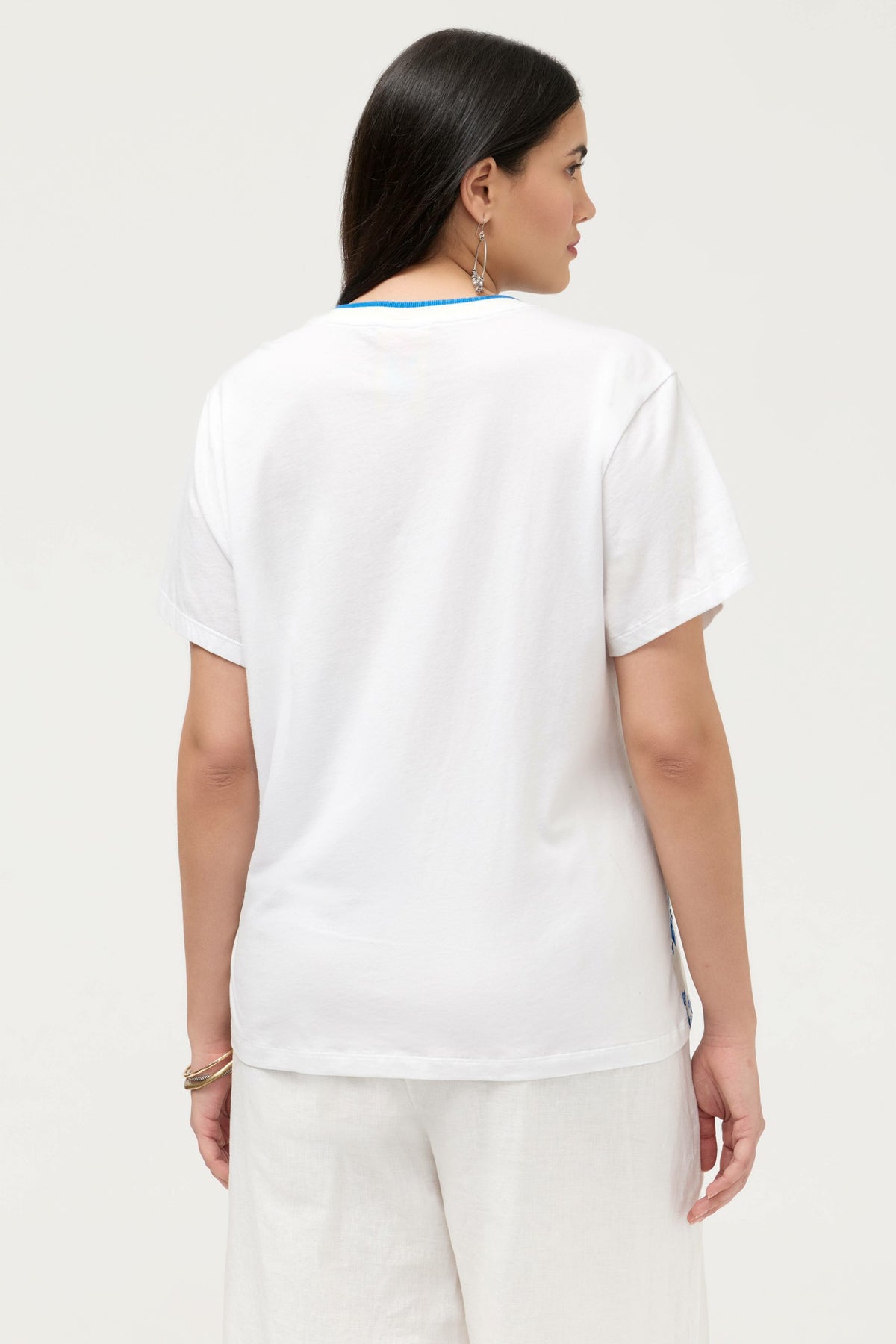 MIXED MEDIA T-SHIRT - Johnny Was Trending