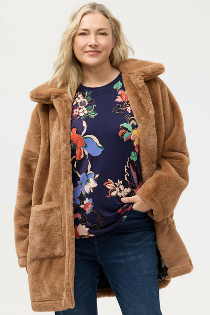 THE JANIE FAVORITE PUFF SLEEVE MOCK NECK - Johnny Was Exclusive
