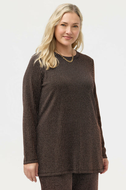 JENNA METALLIC TUNIC - Johnny Was New