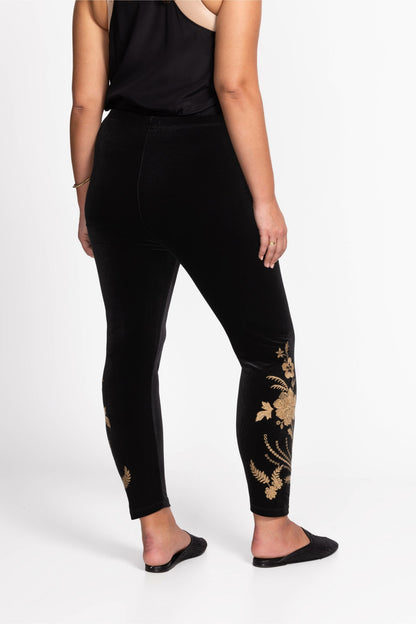 STRETCH VELVET LEGGING - Johnny Was New