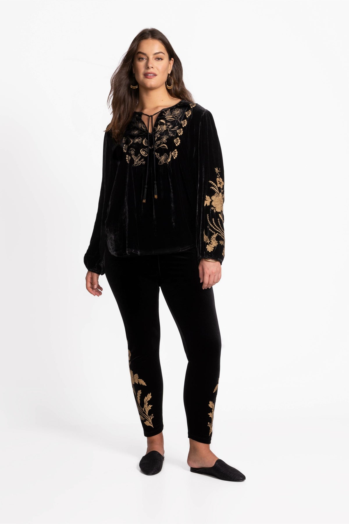 VELVET PRAIRIE BLOUSE - Johnny Was Featured