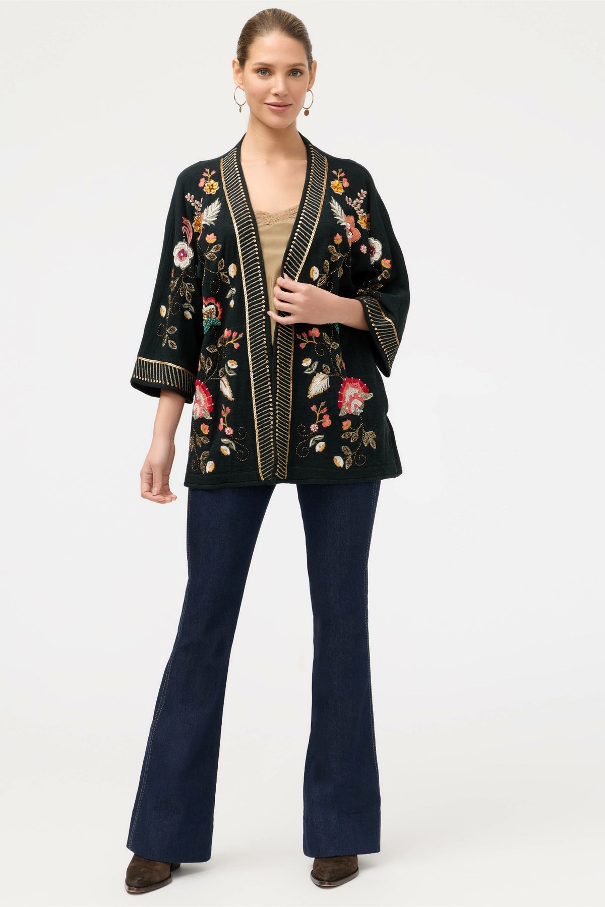 BIYA SHORT KIMONO - Johnny Was Exclusive